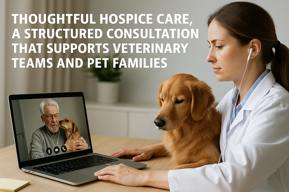 Thoughtful Hospice Care, A Structured Consultation That Supports Veterinary Teams and Pet Families