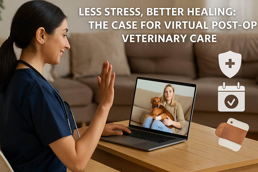 Less Stress, Better Healing: The Case for Virtual Post-Op Veterinary Care