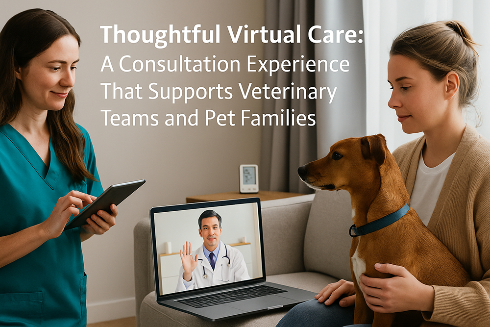 Thoughtful Virtual Care: A Consultation Experience That Supports Veterinary Teams and Pet Families